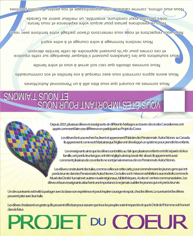 Academy Document Turns into Start Your Project of Heart Journey – Project of Heart Ontario